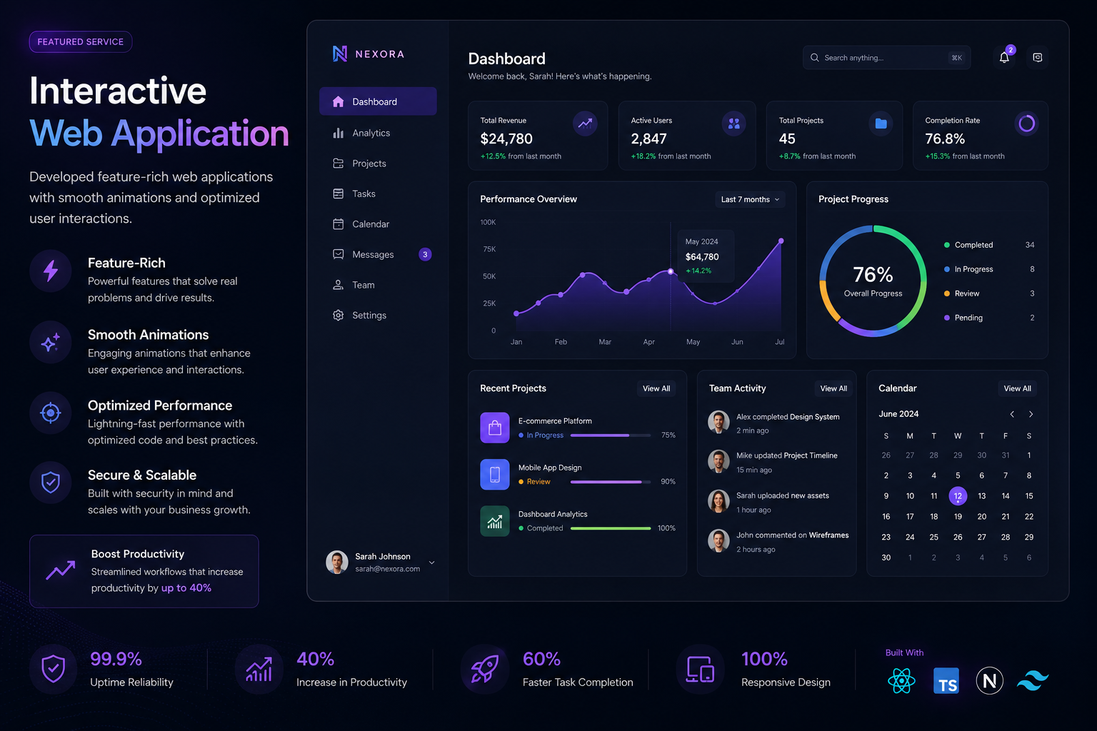 Interactive Web Application